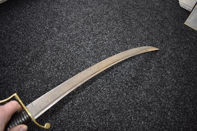 Lot 192 - A GEORGIAN CUSTOMS SWORD