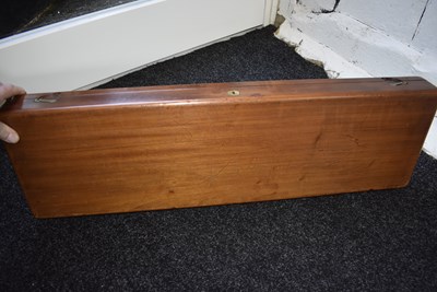 Lot 498 - A MAHOGANY SPORTING GUN CASE BY BLANCHE