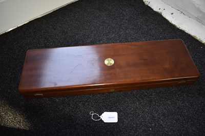 Lot 498 - A MAHOGANY SPORTING GUN CASE BY BLANCHE