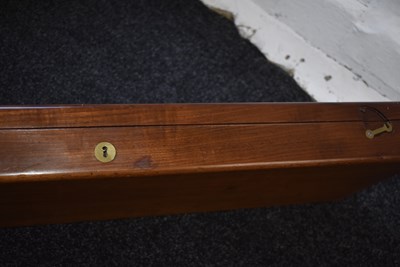 Lot 498 - A MAHOGANY SPORTING GUN CASE BY BLANCHE