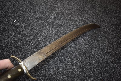 Lot 199 - A 19TH CENTURY AMERICAN CUTLASS