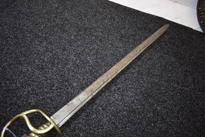 Lot 376 - A MID 18TH CENTURY INFANTRY HANGER