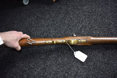 Lot 574 - A .740 CALIBRE EAST INDIA COMPANY 1843 TYPE 2 PERCUSSION SAPPERS AND MINERS OR ARTILLERY CARBINE