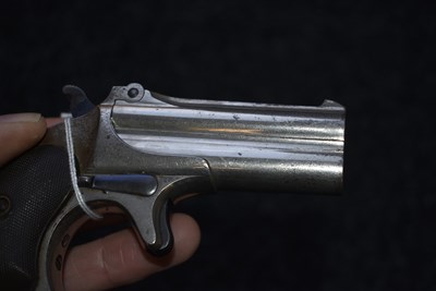 Lot 649 - A .41 CALIBRE RIMFIRE REMINGTON OVER AND UNDER DERINGER