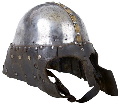 Lot 435 - A GOOD COPY OF AN EARLY HELMET IN THE NORMAN MANNER