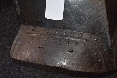 Lot 395 - AN ENGLISH PIKE OFFICER'S BREAST PLATE