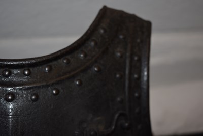 Lot 395 - AN ENGLISH PIKE OFFICER'S BREAST PLATE