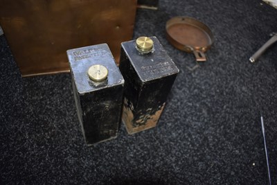 Lot 459 - A SQUARE FORM WALKER POWDER MAGAZINE