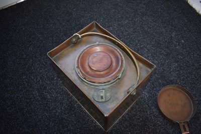 Lot 459 - A SQUARE FORM WALKER POWDER MAGAZINE