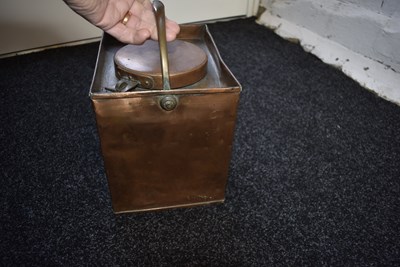 Lot 459 - A SQUARE FORM WALKER POWDER MAGAZINE