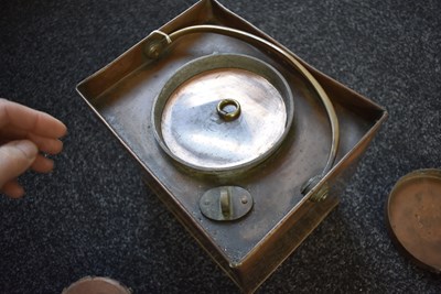 Lot 459 - A SQUARE FORM WALKER POWDER MAGAZINE