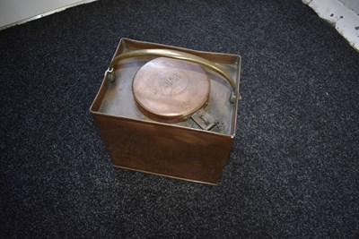 Lot 459 - A SQUARE FORM WALKER POWDER MAGAZINE