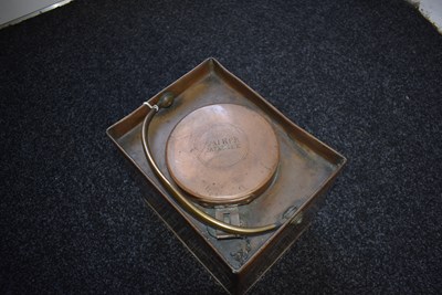 Lot 459 - A SQUARE FORM WALKER POWDER MAGAZINE