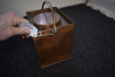 Lot 459 - A SQUARE FORM WALKER POWDER MAGAZINE