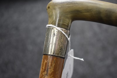 Lot 616 - AN EDWARDIAN WELSH PRESENTATION WALKING STICK