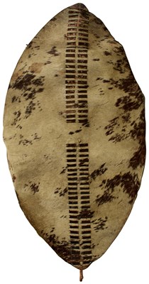 Lot 318 - A ZULU WARRIOR'S SHIELD CIRCA 1870