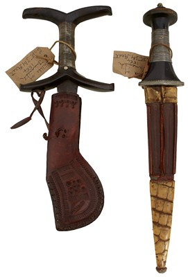 Lot 323 - A 19TH CENTURY SUDANESE BEJA DAGGER CIRCA 1880