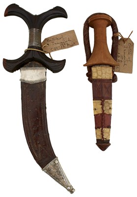 Lot 322 - A 19TH CENTURY SUDANESE BEJA DAGGER CIRCA 1880