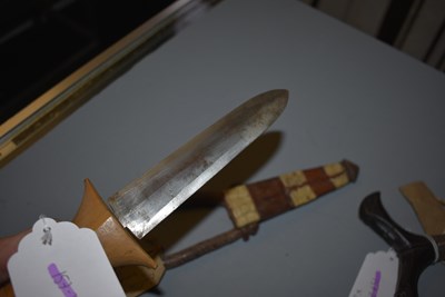 Lot 322 - A 19TH CENTURY SUDANESE BEJA DAGGER CIRCA 1880