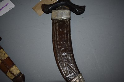 Lot 322 - A 19TH CENTURY SUDANESE BEJA DAGGER CIRCA 1880