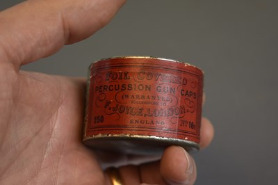 Lot 464 - AN UNOPENED TIN OF PERCUSSION CAPS