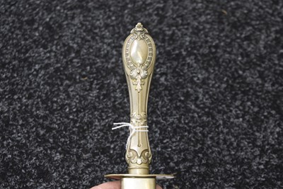 Lot 844 - A BOWIE KNIFE BY MANSON