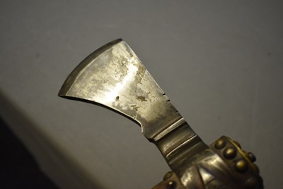Lot 337 - A NORTH AMERICAN PLAINS STYLE TOMAHAWK
