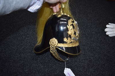 Lot 703 - A RARE GVR KING'S OWN NORFOLK IMPERIAL YEOMANRY HELMET