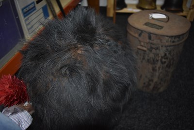 Lot 708 - A VICTORIAN OFFICER'S 5TH NORTHUMBERLAND FUSILIERS BEARSKIN