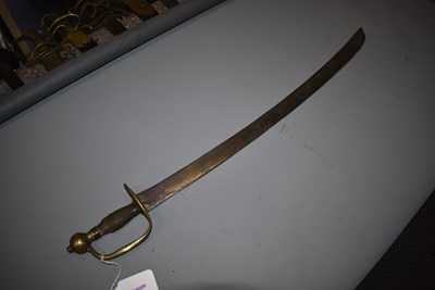 Lot 144 - AN EARLY 18TH CENTURY FRENCH GRENADIER'S SWORD