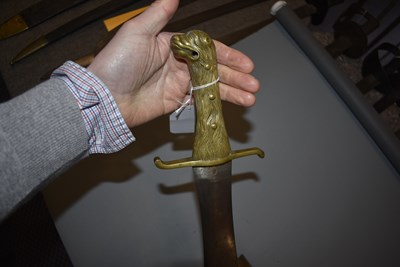 Lot 305 - A RARE FRENCH MARINE ARTILLERY SHORT SWORD OR SIDEARM