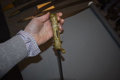 Lot 305 - A RARE FRENCH MARINE ARTILLERY SHORT SWORD OR SIDEARM