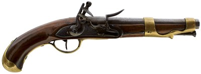 Lot 547 - A .700 CALIBRE FRENCH FLINTLOCK MODEL 1763/1766 2ND MODEL CAVALRY PISTOL