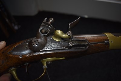 Lot 499 - A RARE .650 CALIBRE FRENCH FLINTLOCK AN IX CAVALRY PISTOL