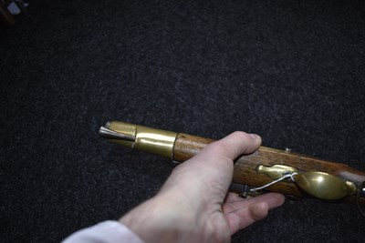 Lot 499 - A RARE .650 CALIBRE FRENCH FLINTLOCK AN IX CAVALRY PISTOL