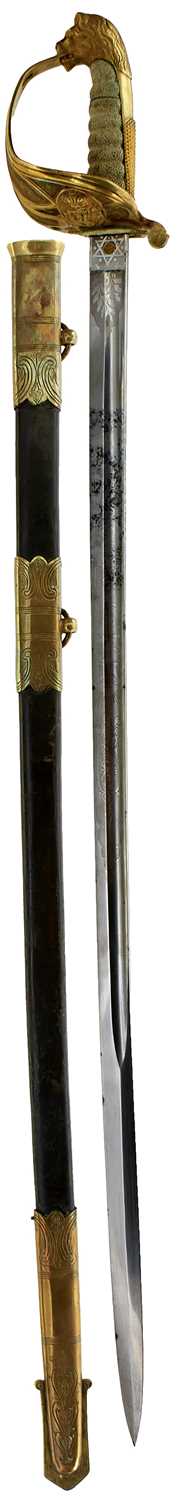 Lot 176 - A ROYAL NAVAL RESERVE OFFICER'S SWORD