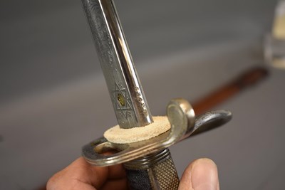 Lot 170 - A CLEAN RASC OFFICER'S SWORD TO CAPTAIN CHARLES TRACHSEL GLADWELL-MOORE