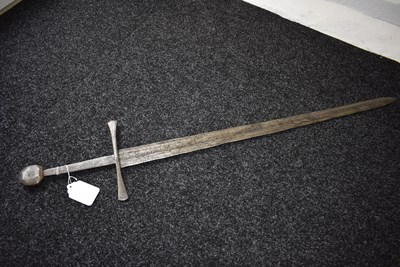 Lot 419 - A 13TH CENTURY KNIGHTLY SWORD