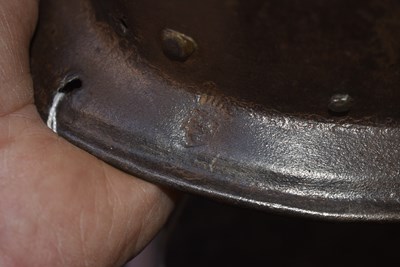 Lot 397 - A 16TH CENTURY ITALIAN CABASET HELMET IN THE SPANISH FASHION