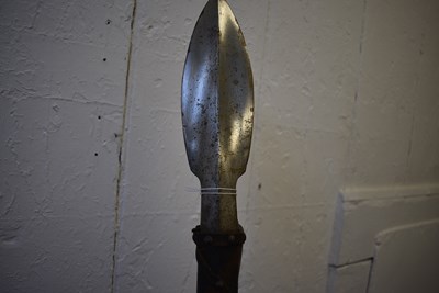 Lot 405 - A 17TH CENTURY GERMAN BOAR SPEAR