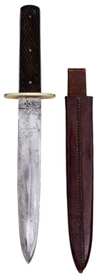 Lot 847 - A BOWIE KNIFE BY RODGERS