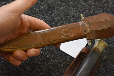 Lot 846 - TWO VARIOUS BOWIE KNIVES