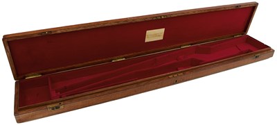 Lot 524 - A SCARCE GUN CASE FOR A WINCHESTER (?) RIFLE