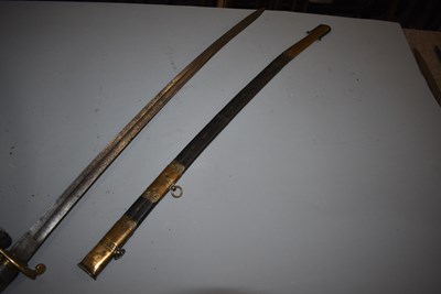 Lot 173 - A VICTORIAN 1845 PATTERN INFANTRY OFFICER'S SWORD TO THE 25TH (KING'S OWN BORDERS) REGIMENT OF FOOT