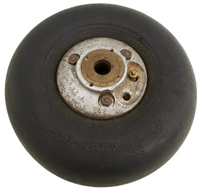 Lot 810 - OF BATTLE OF BRITAIN INTEREST A MKI HURRICANE TAIL WHEEL