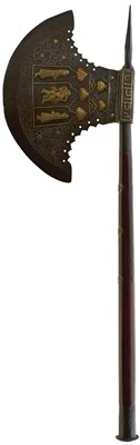 Lot 303 - A LARGE 19TH CENTURY INDIAN AXE