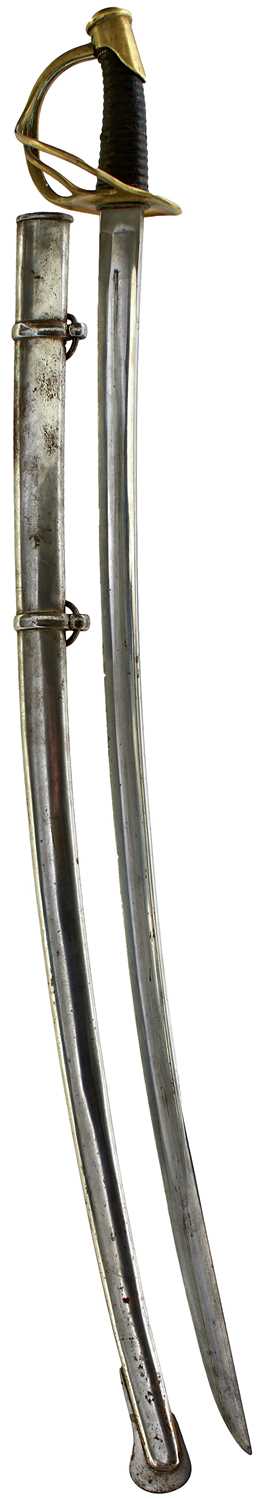 Lot 179 - A BELGIAN CAVALRY TROOPER'S SABRE