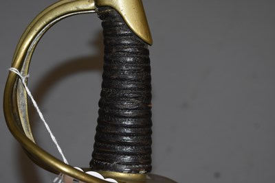 Lot 179 - A BELGIAN CAVALRY TROOPER'S SABRE