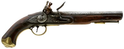 Lot 613 - A .650 CALIBRE FLINTLOCK LIGHT DRAGOON PISTOL