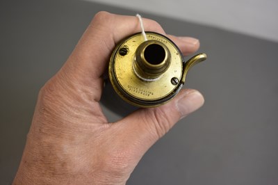 Lot 445 - A JAMES DIXON LEATHER GUN OR RIFLE FLASK